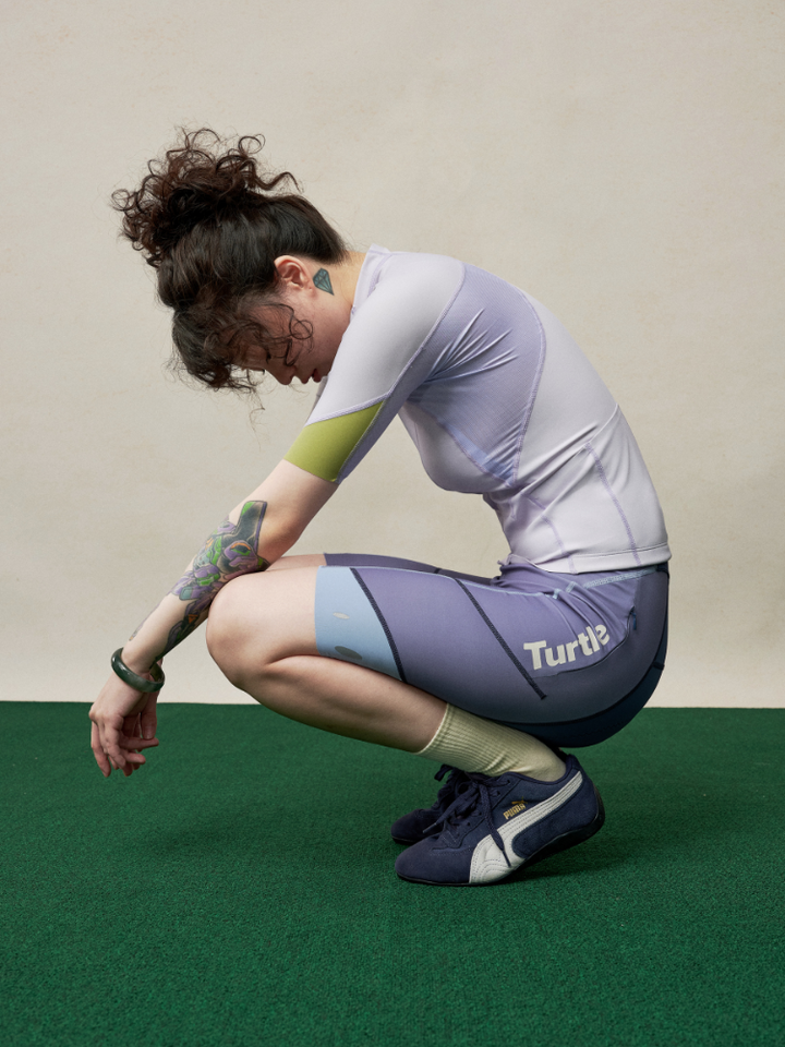 TurtleRabbit Lavender Cycling Bib Shorts - Women's - Snowears- shorts