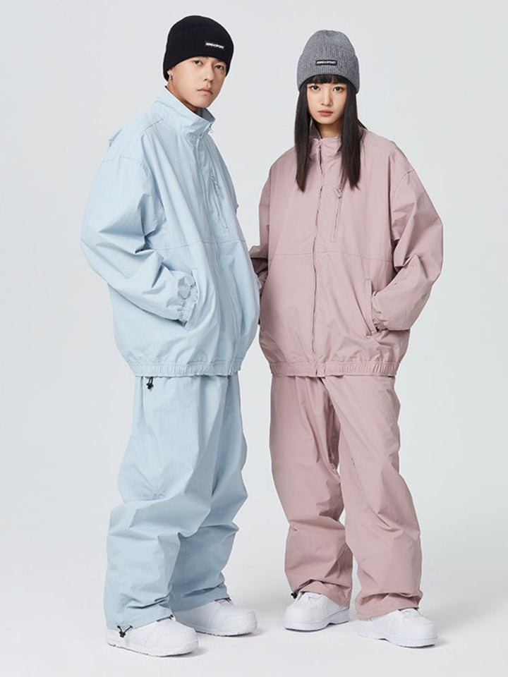 Searipe Baggy Style Monochrome Shell Snow Suit - Women's - Snowears- Suits