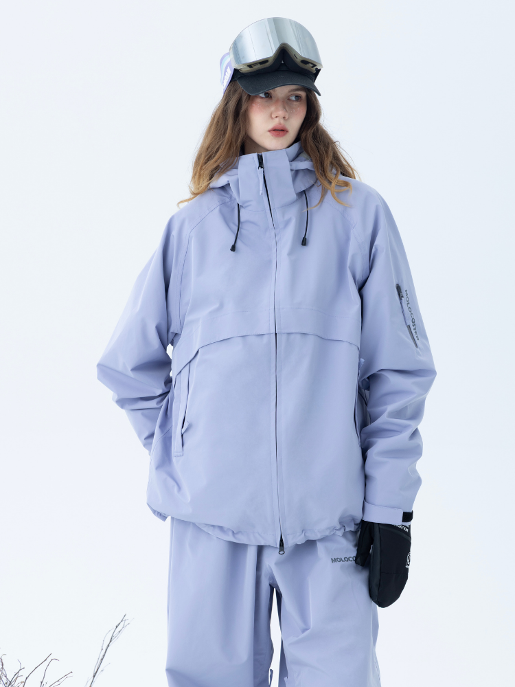 Molocoster 3L Thermo Flow Ski Jacket - Unisex - Snowears- Suits