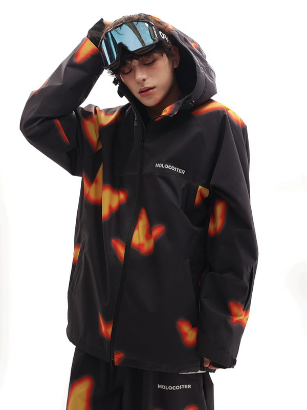 Molocoster Flame Butterfly Snow Suit - Unisex - Snowears- Suits