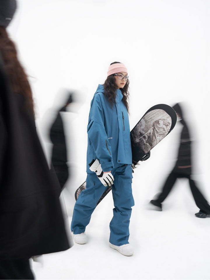 LITAN Gradient Color Mountain Snow Pants - Snowears-snowboarding skiing jacket pants accessories