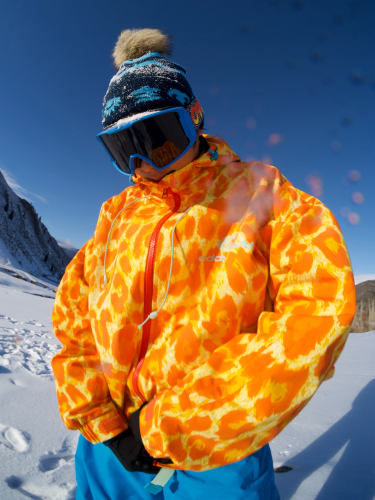 OddyEddy Violet Leopard Snow Jacket - Unisex | Snowears