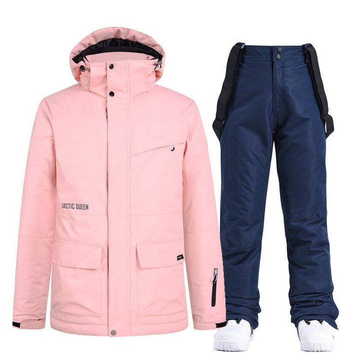 ARCTIC QUEEN Unisex Blizzard Snow Suit - Pure Pink Series - Snowears-snowboarding skiing jacket pants accessories