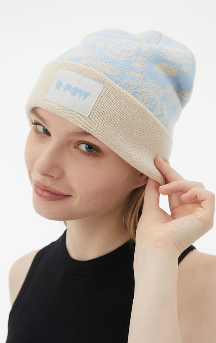 RandomPow Fleece Casual Cold Weather Beanie Blue RandomPow | Snowears.com