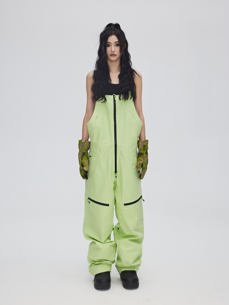 Yetisnow Apple Green Bib Pants - Women's Yetisnow | Snowears.com