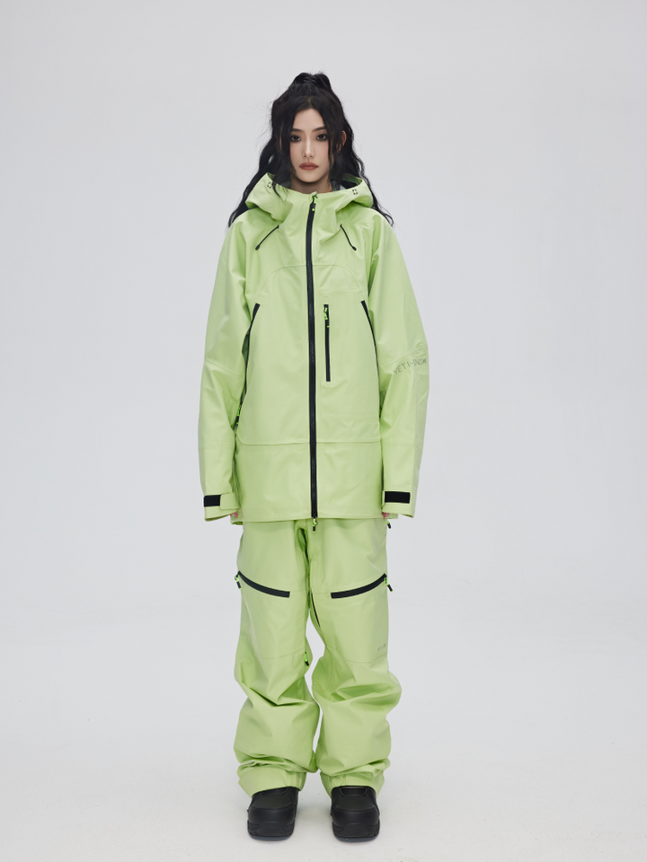 Yetisnow Apple Green Snow Jacket - Women's - Snowears- Womens snowboard/Ski Jackets