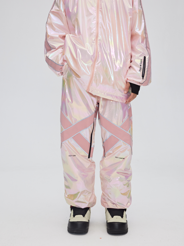 Yetisnow Gradient Pink Pants - Snowears-snowboarding skiing jacket pants accessories