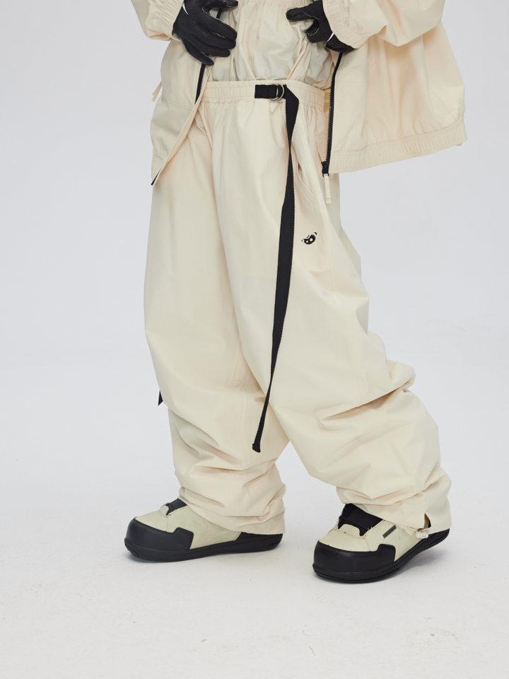 Yetisnow Oversized Beige Suit - Snowears-snowboarding skiing jacket pants accessories