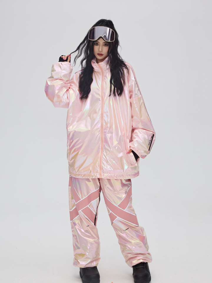 Yetisnow Gradient Pink Suit - Women's - Snowears- Suits