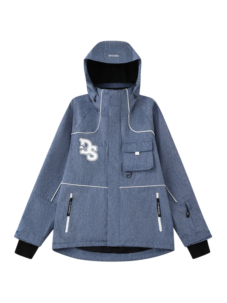 Drysnow Retro 3L Thermal Snow Jacket - Women's Denim Drysnow | Snowears.com