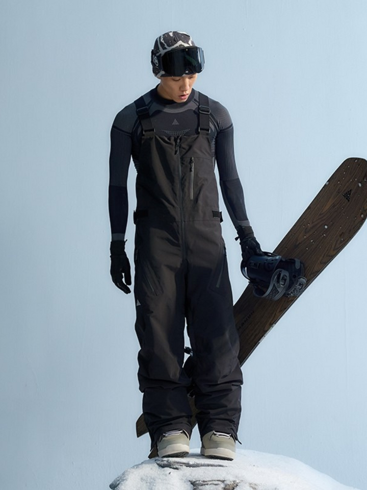 NANEND Pro 3L Fleece Ski Bib Pants - Men's - Snowears- Pants