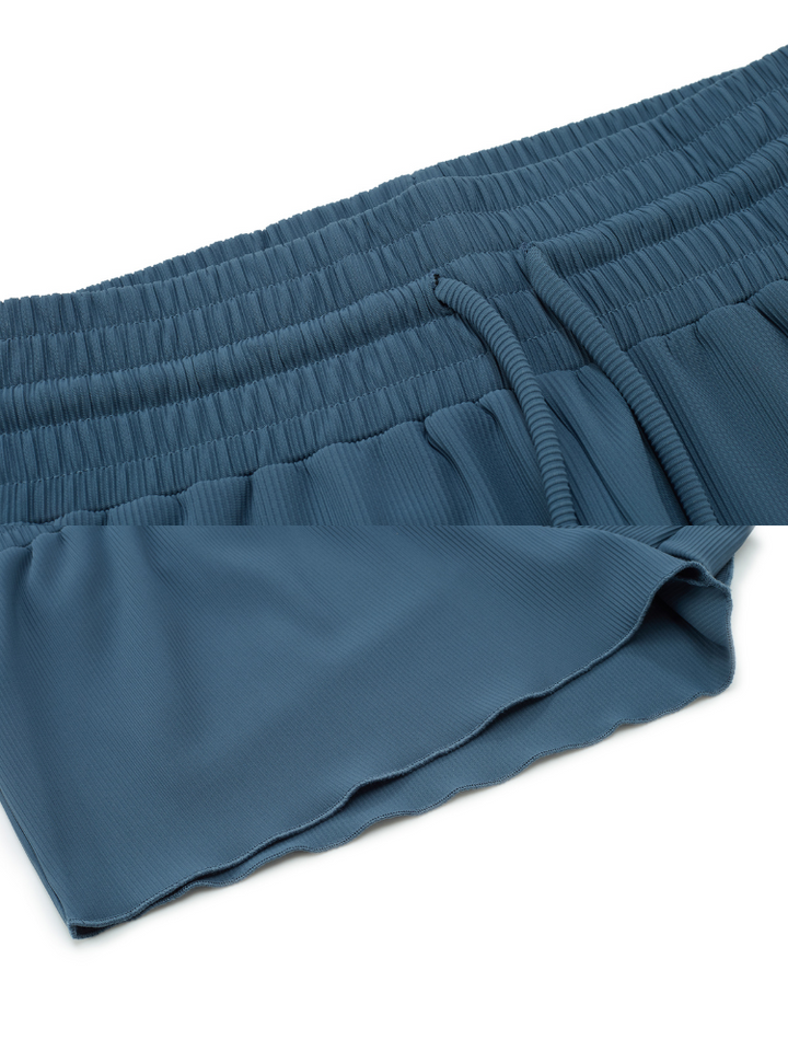 CHILLHANG Comfy Ruffle Board Shorts - Women's - Snowears- shorts