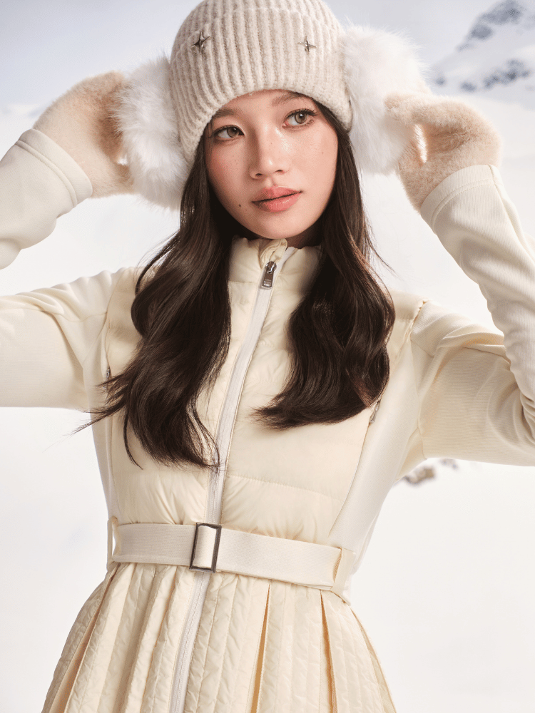 Solkee Puffy Pleats Mid Layer Down Jacket – Women’s Solkee | Snowears.com