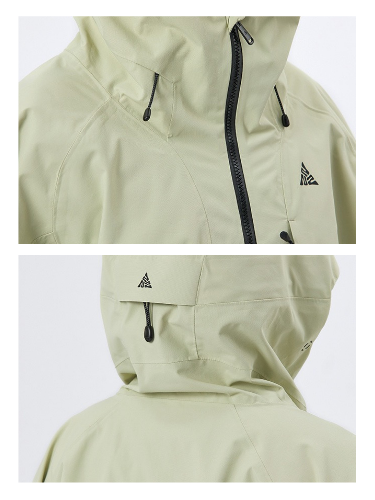 NANDN 3L Shield Lite Half-Zip Shell Jacket - Unisex - Snowears- Jackets