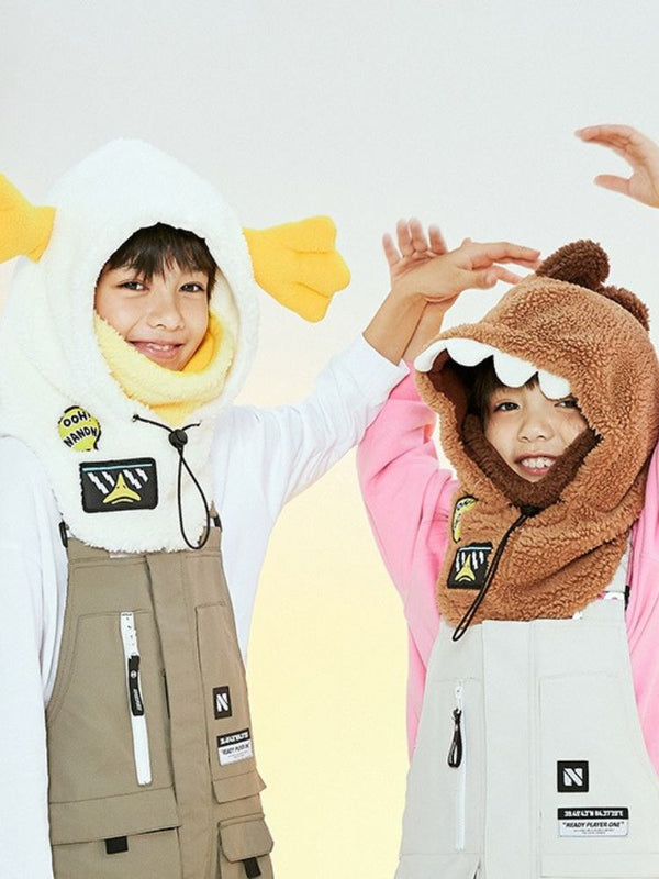 NANDN Kids Zoo Snow Hood - Snowears-snowboarding skiing jacket pants accessories