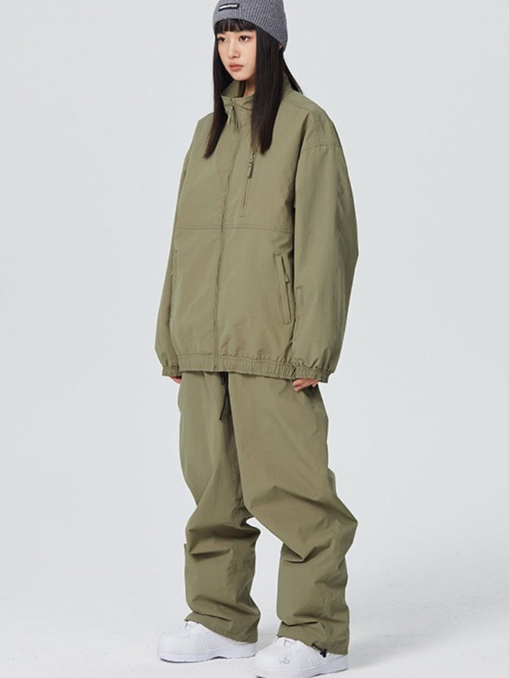 Searipe Baggy Style Monochrome Shell Snow Suit - Women's - Snowears- Suits