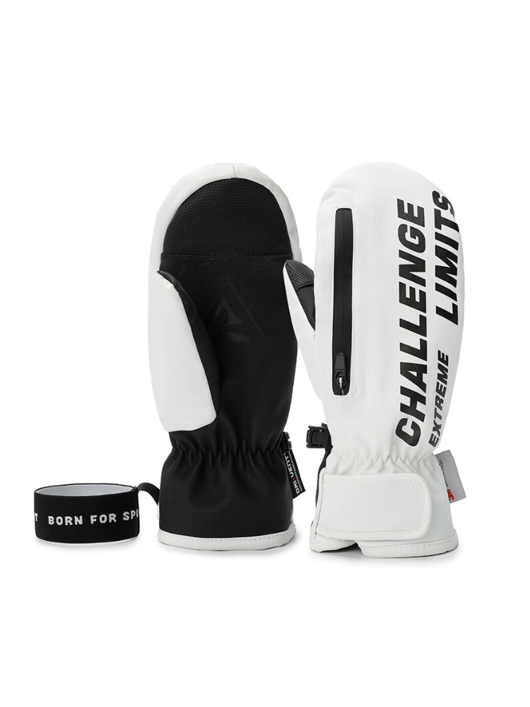 High Experience Thermal Pro Snow Mittens White High Experience | Snowears.com