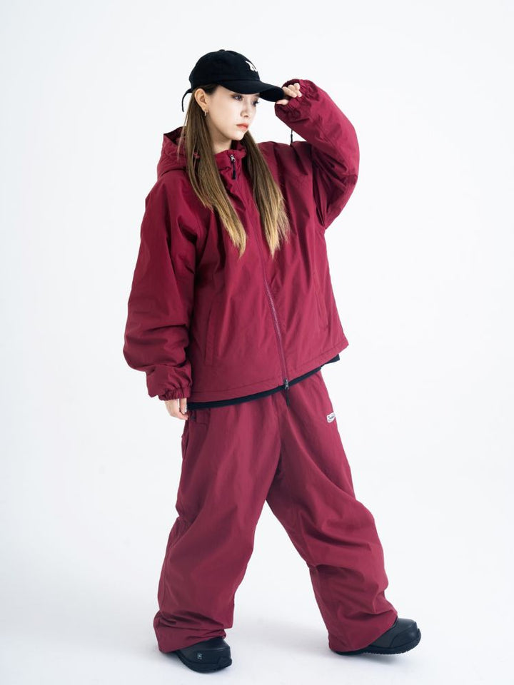 TRICKER Red Plush Snow Suit - Women's