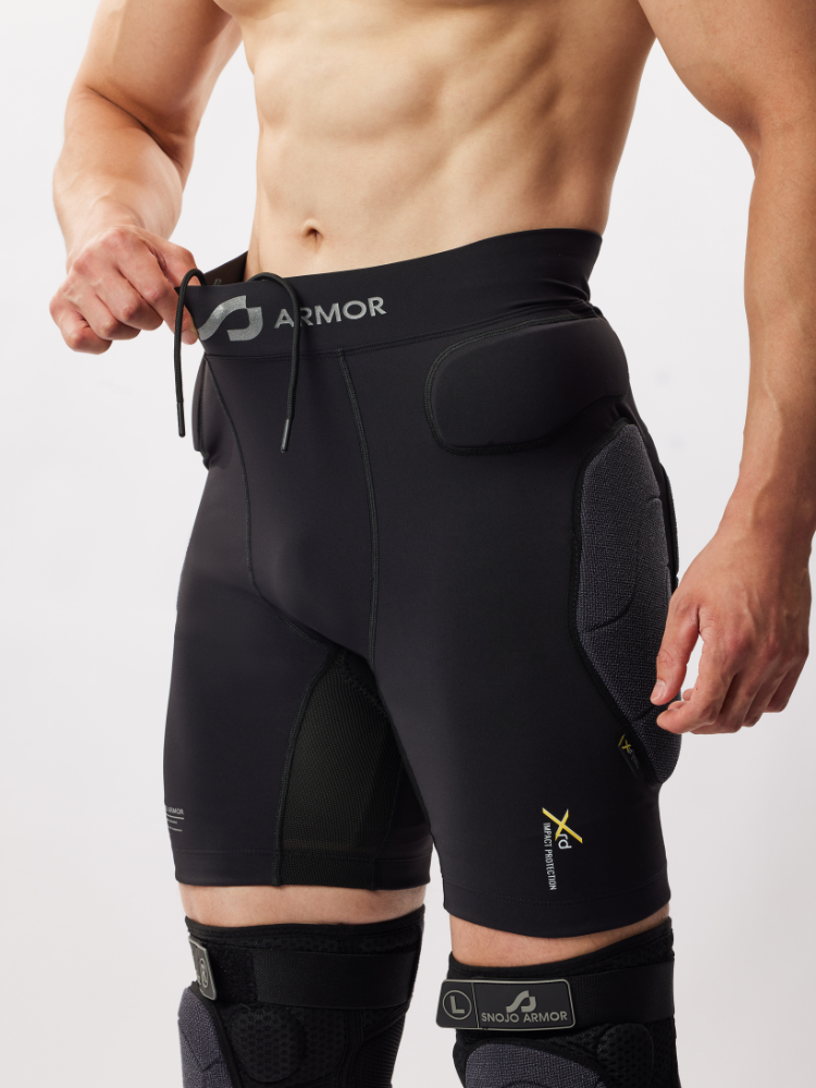 SNOJO ARMOR The Shield XRD® Protection Hip Shorts - Men's Hip Protection SNOJO ARMOR | Snowears.com