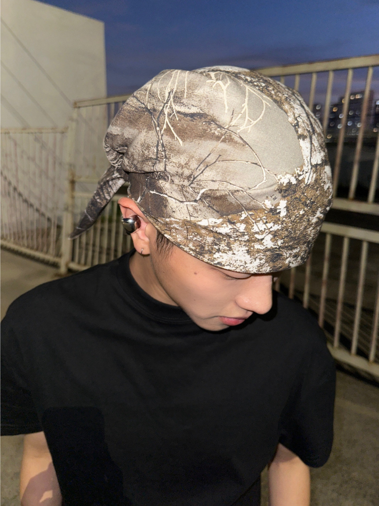 Jungle Camo Bandana Grey KALIN | Snowears.com