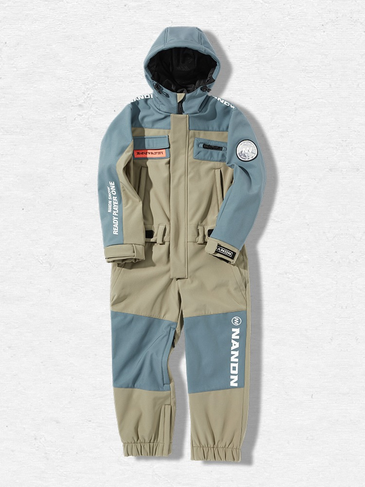 NANDN Kids Little Expedition Snow One Piece - Snowears- kids one piece