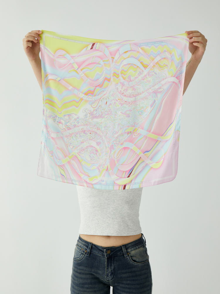 DISOV x Momomo Dreamy Color Bandana Yellow DISOV | Snowears.com