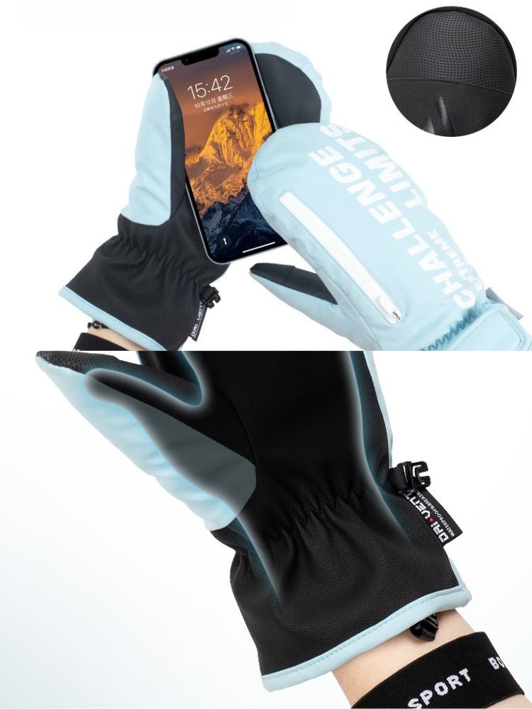 High Experience Unisex Thermal Pro Ski Mittens - Snowears- gloves