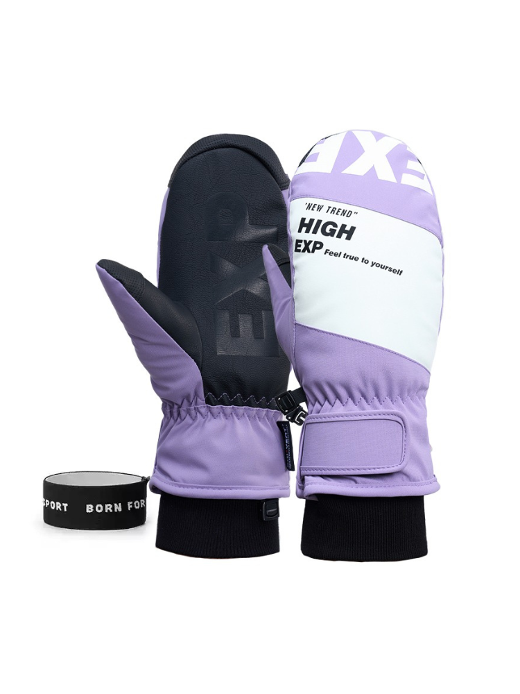 High Experience Thinsulate Ski Mittens - Unisex Purple High Experience | Snowears.com