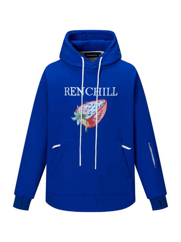 RenChill Klein Blue 3L Fleece Ski Hoodie - Men's - Snowears- Hoodies & Sweaters