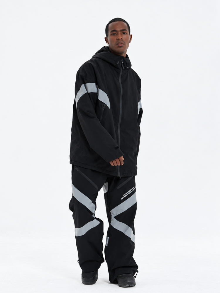 Doorek 3L Adventure Reflective Snow Suit - Women's Black Doorek | Snowears.com