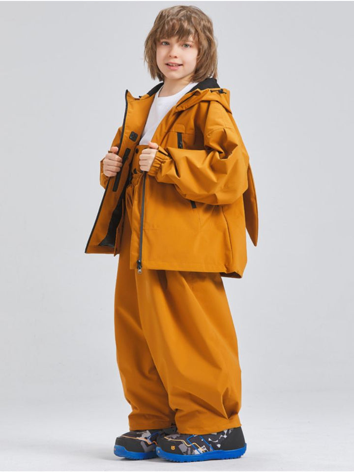 Doorek Kids Rabbit Ears Hooded Jacket - Snowears- Ski Jacket