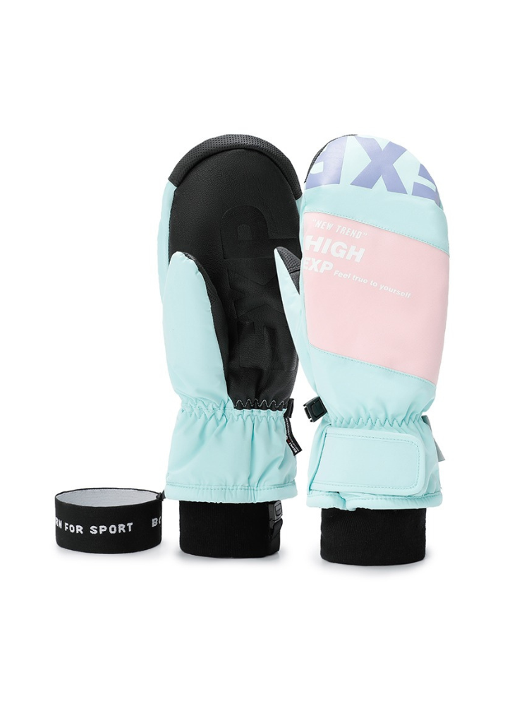 High Experience Unisex Carving Ski Mittens - Snowears- gloves