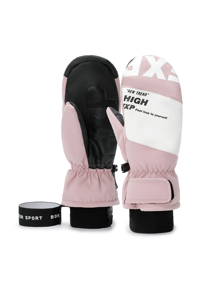 High Experience Unisex Carving Ski Mittens - Snowears- gloves