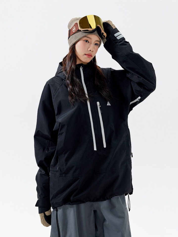 NANEND Urban 3L Pullover Ski Jacket - Unisex - Snowears- Ski/Snowboard Jackets