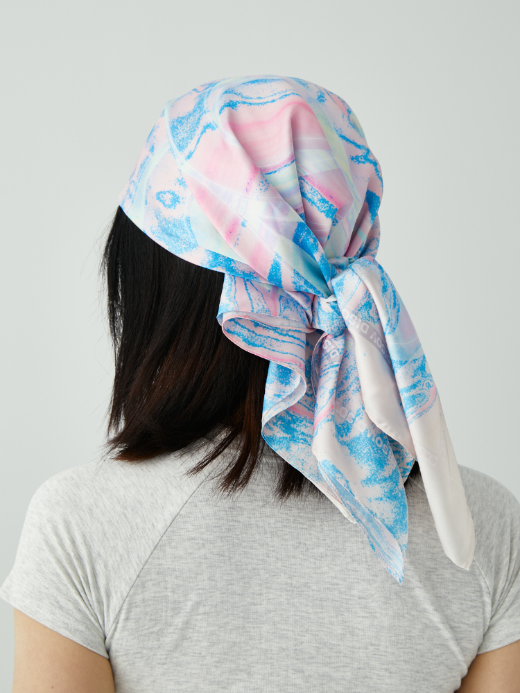 DISOV x Momomo Artist Square Bandana Navy DISOV | Snowears.com