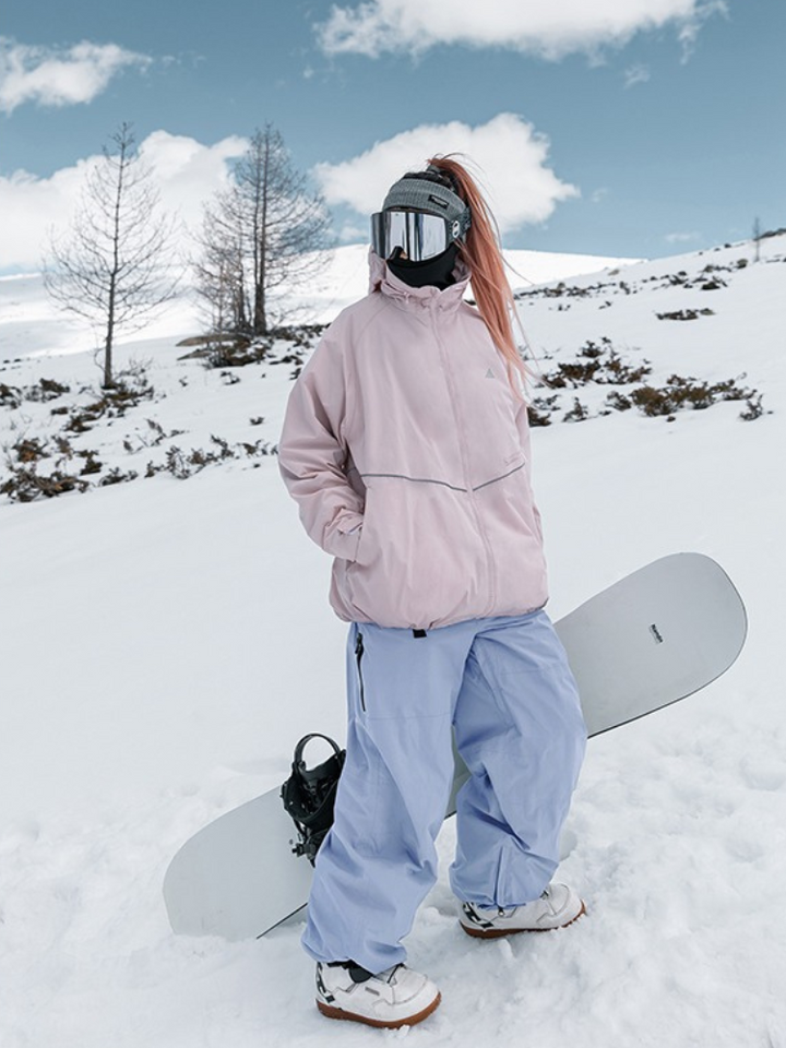 NANEND Sky Pink Purple Ski Suit - Women's - Snowears- Suits