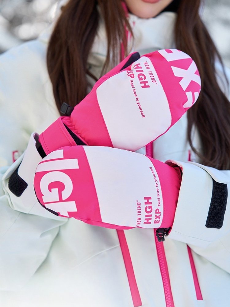 High Experience Unisex Carving Ski Mittens - Snowears- gloves