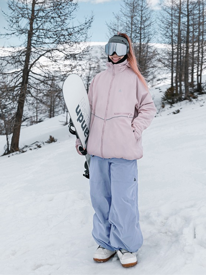 NANEND Sky Pink Purple Ski Suit - Women's - Snowears- Suits