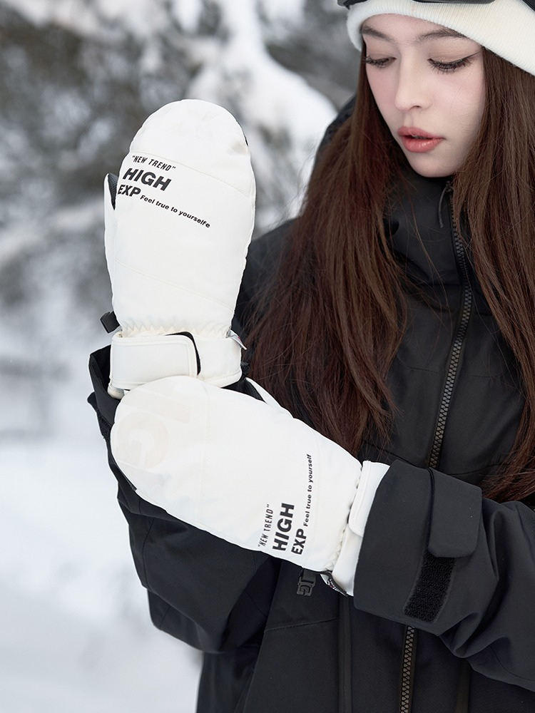 High Experience Unisex Carving Ski Mittens - Snowears- gloves