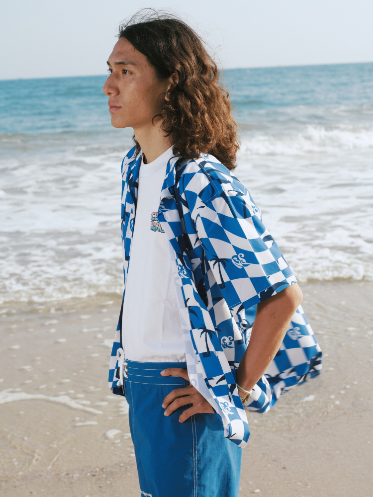 CHILLHANG Blue Palms Sun Shirt - Unisex ChillHang | Snowears.com