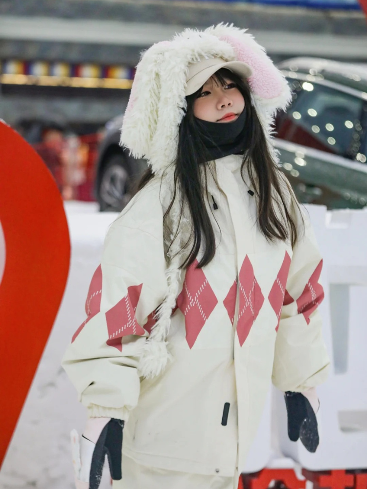 Molocoster Urban Diamond Plaid 3L Snowsuits - Women's - Snowears- Suits