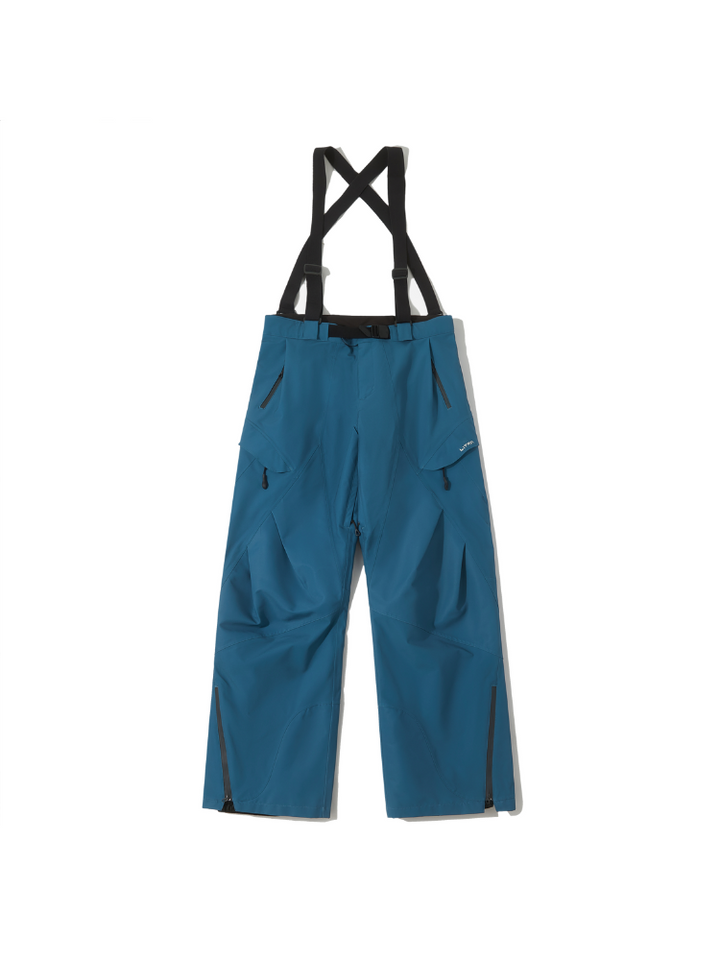 LITAN Gradient Color Mountain Snow Pants - US Only - Snowears- bib pants