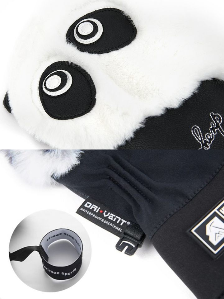 High Experience Unisex Plush Cute Ski Mittens - Snowears- gloves