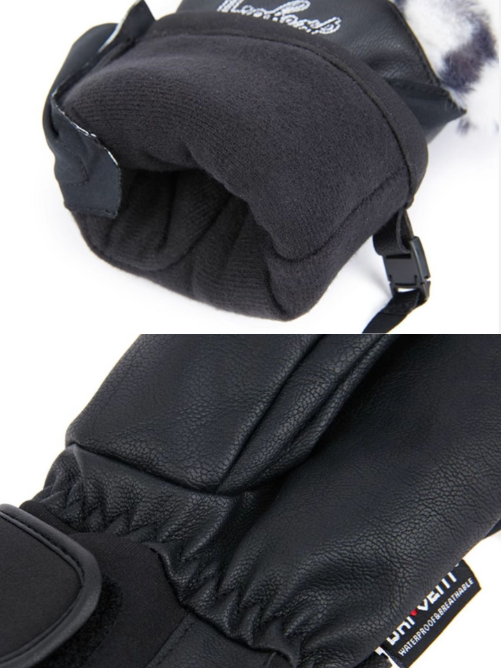 High Experience Unisex Plush Cute Ski Mittens - Snowears- gloves
