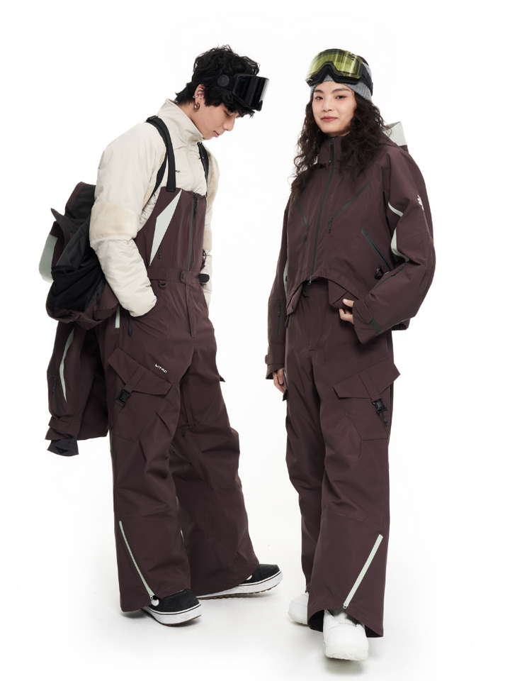 LITAN Glacier 2L Bibs Snow Pants - Unisex -https://item.taobao.com/item.htm? - Snowears- bib pants