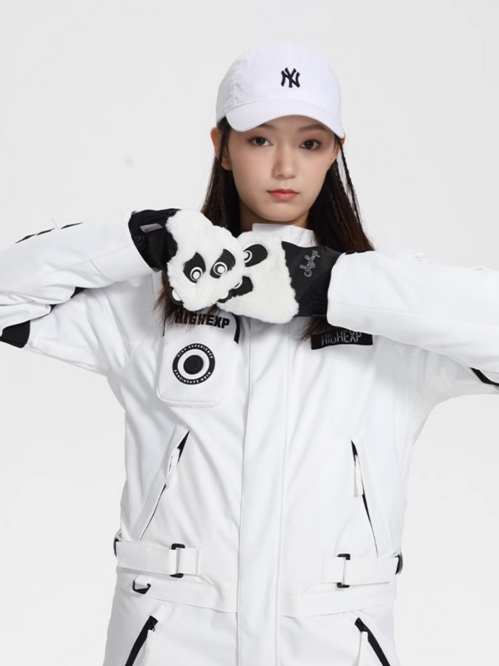 High Experience Unisex Plush Cute Ski Mittens - Snowears- gloves