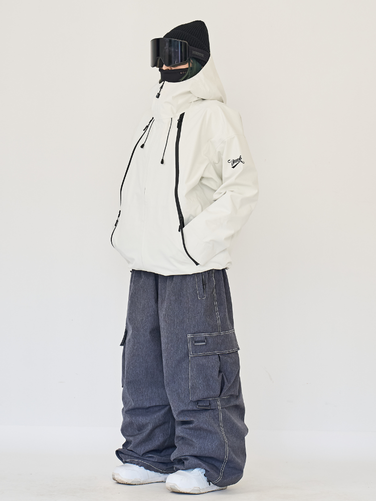 SnoWears X Taevis All-Terrain Baggy Cargo Snow Trousers - Unisex - Snowears- snow pants
