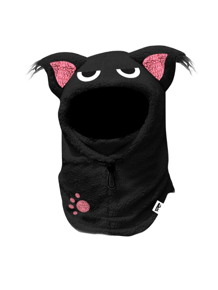 REV Cozy Black Cat Snow Helmet Hood Cat REV | Snowears.com