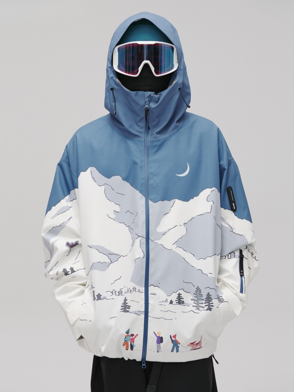 Winter Ticket Nightfall 3L Baggy Ski Jacket - Unisex