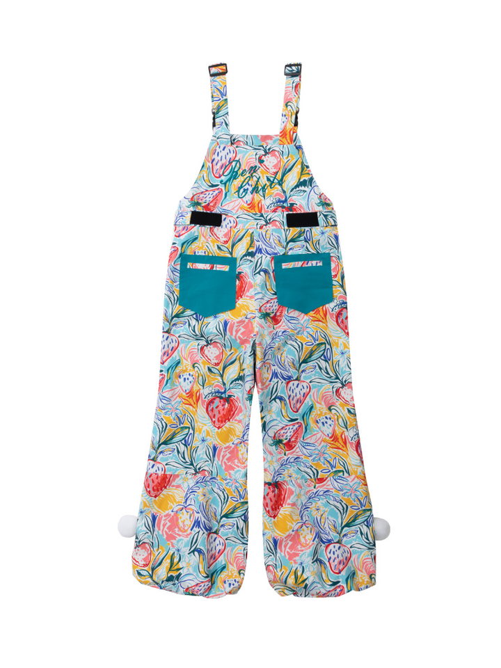 RenChill Glacier Floral 3L Ski Bib Overalls - Women's - Snowears- bib pants